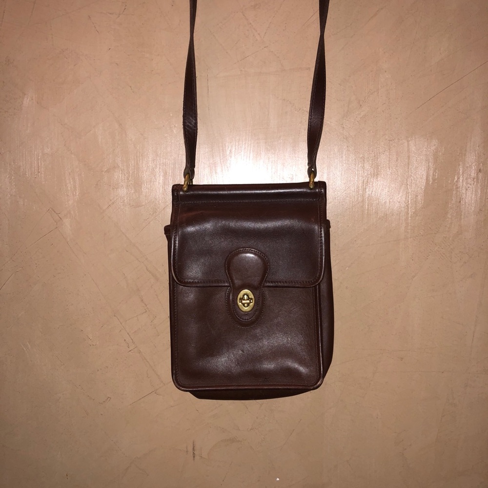 Brown coach crossbody